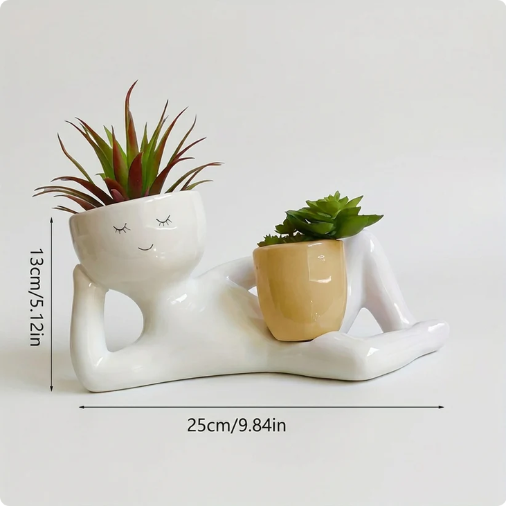 Handmade Lazy Guy Pot 🪴